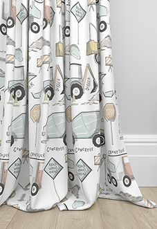 Tinker Town, Technicolour - Made to Measure Curtains